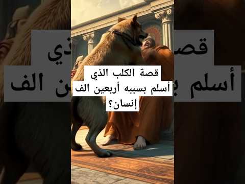 قصة الكلب الذي أسلم بسببه أربعين الف إنسان كنا جبالا متابعة تاريخ ترند