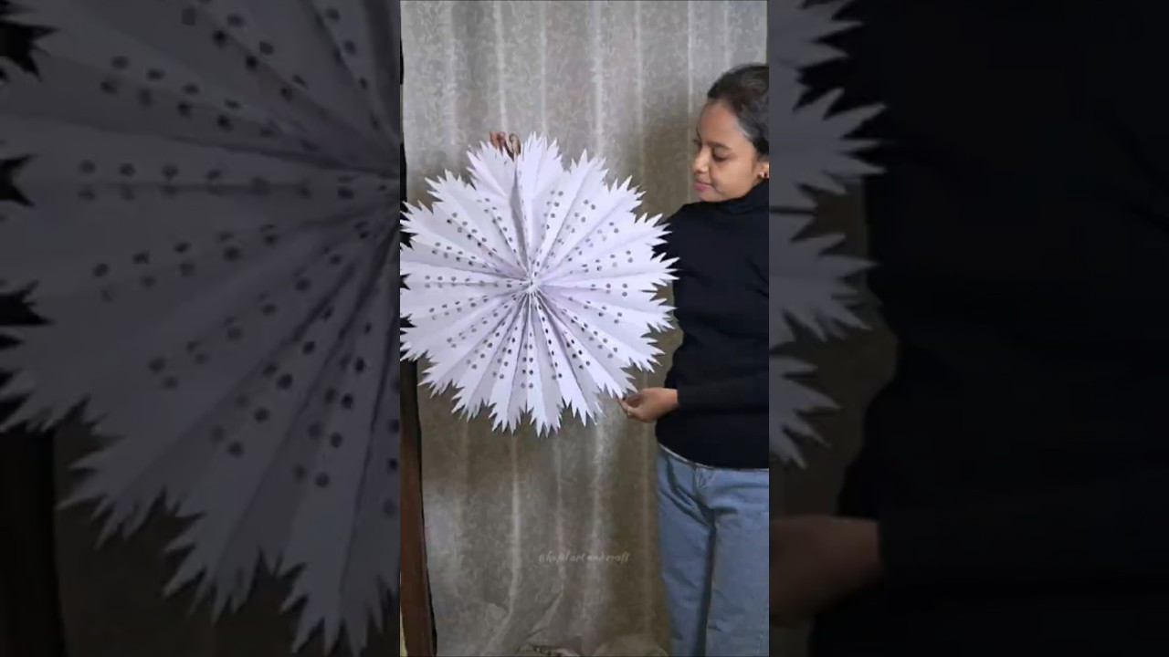 White Paper To Make A Wallhanging Decor 
