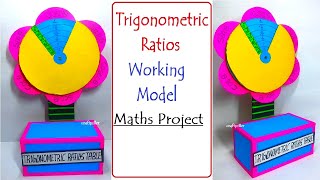trigonometric ratios working model (table) - maths project - diy - simple and easy | craftpiller Profile