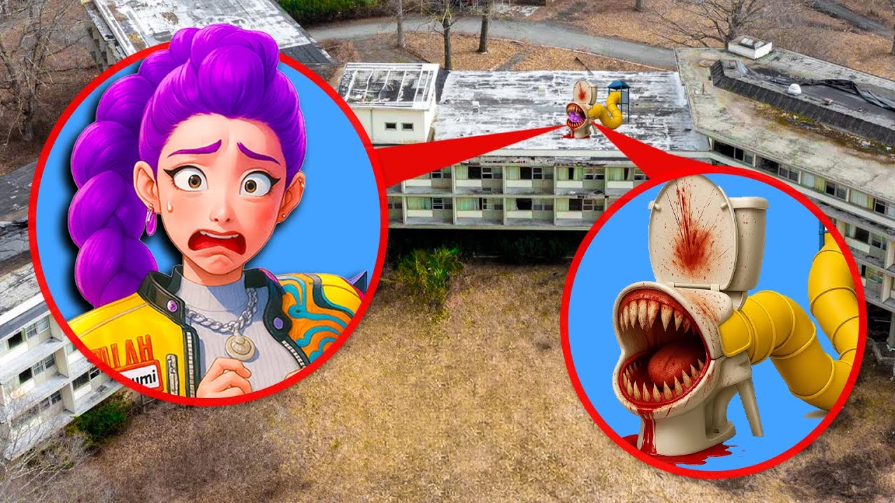 UN DRONE A FILMÉ TOILET EATER, SLIDE EATER ET RUMI DES KPOP DEMON HUNTERS À 3H DU MATIN ! 🎥🌙