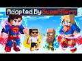 Adopted By SUPERHEROES in Minecraft!