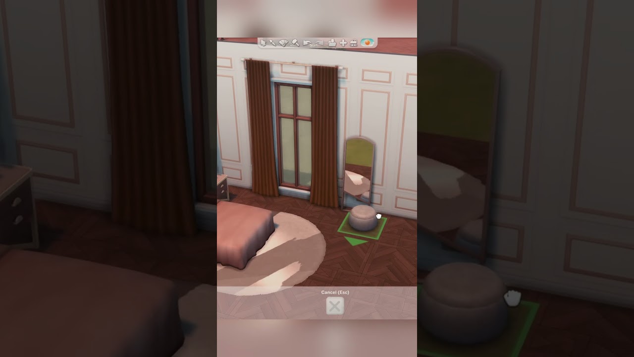 Classic Bedroom with new Kit / The Sims 4 / no cc 