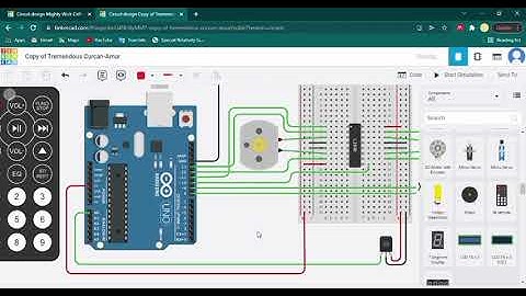 [Elektronika] Simulasi Arduino Menggunakan TinkerCAD - Robot Kontrol Remot TV