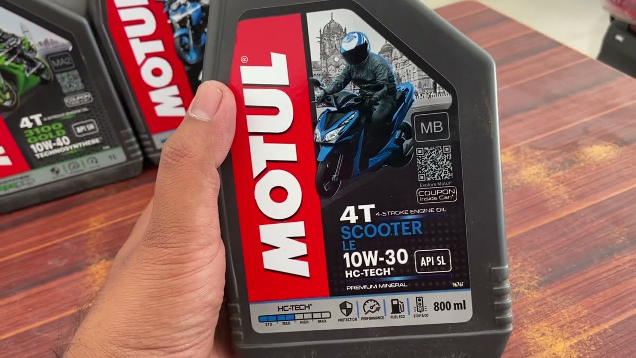 Motul Oil For Activa, Access125 l Motul 10w30 Oil l Gearless Scooter Oil motuloil 10w30 YouTube
