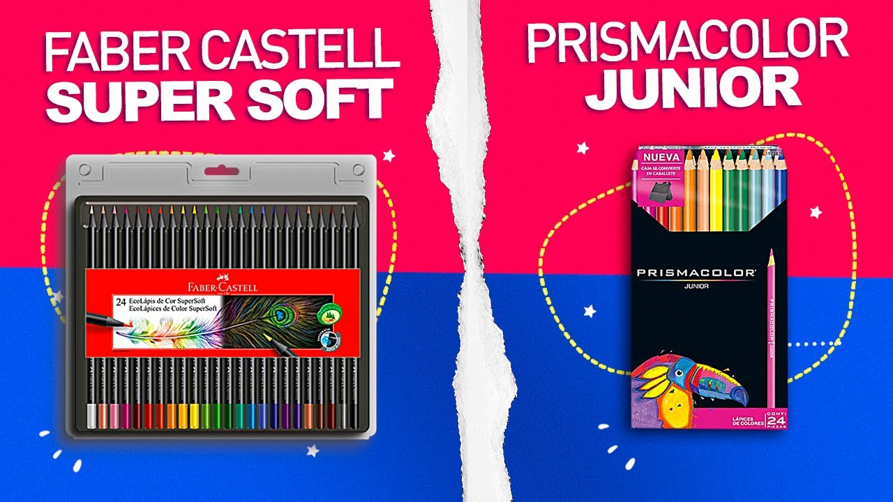 Faber castell Super Soft vs Prismacolor JR YouTube