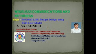 UNIT-2 :: WCN :: Practical Link Budget Design using Path Loss Model