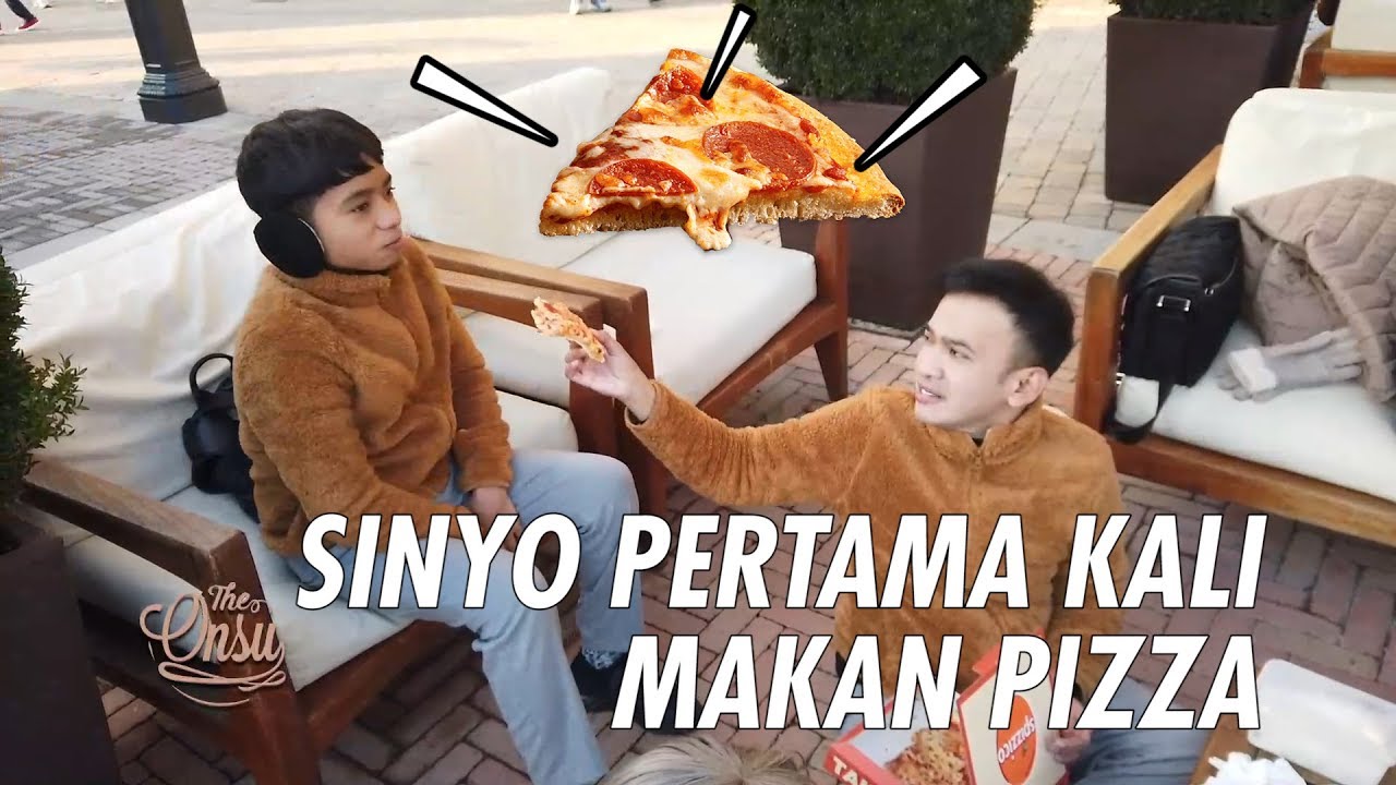 The Onsu Family - Sinyo Pertama Kali Makan Pizza