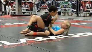 Boys being Smashing by Girl on A Grappling Arena