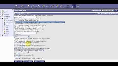 Compose nicer emails with Horde webmail.