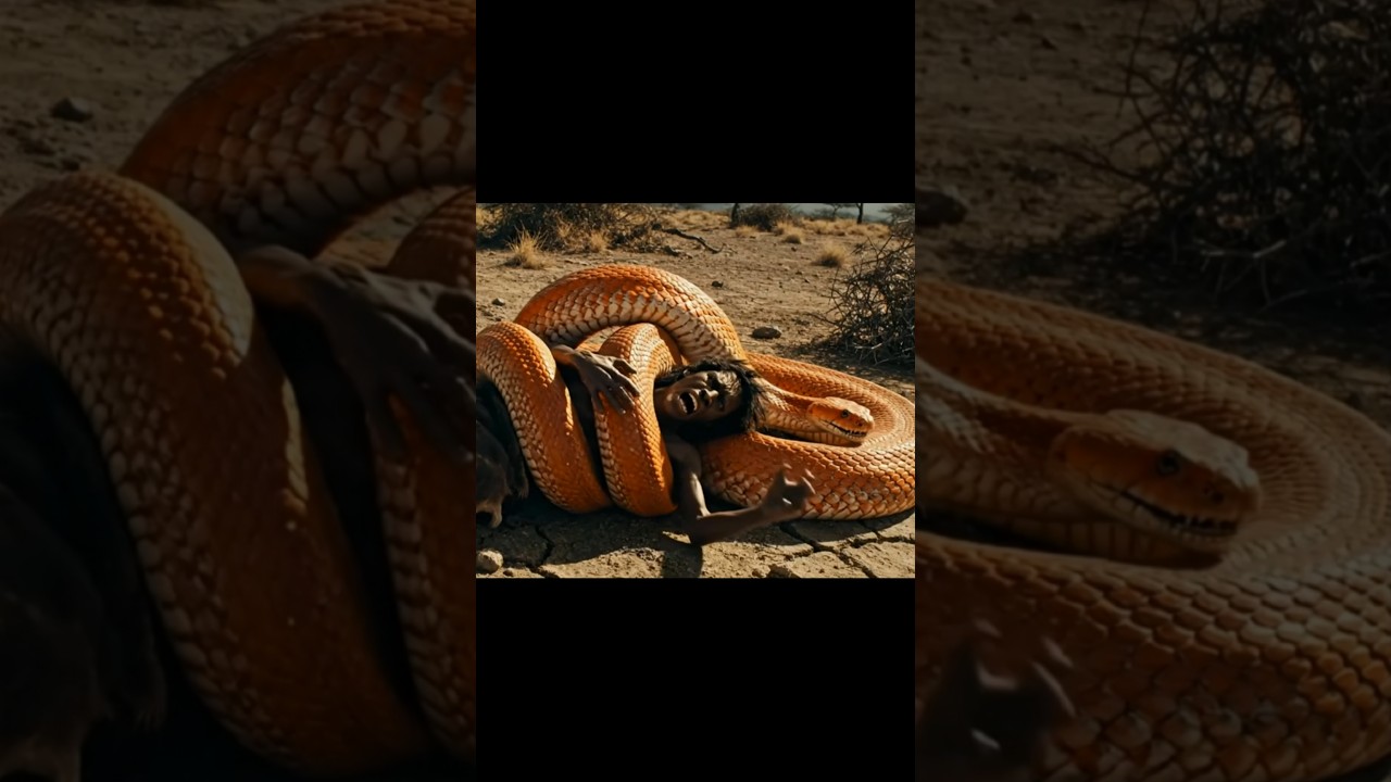 Primitive Tribe Fights Giant Prehistoric Snake — Rescue or Peril? 