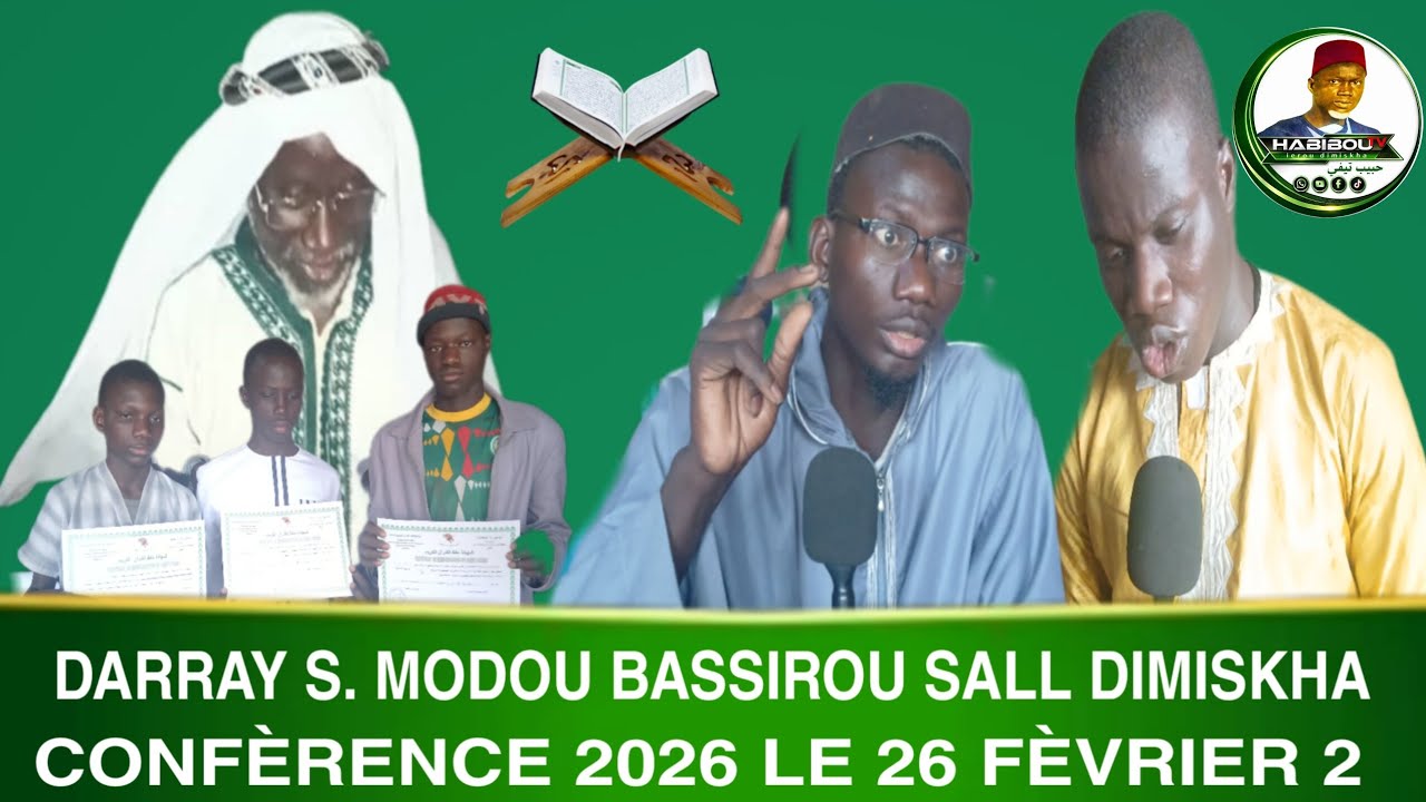 🛑DARRAY SERIGNE MODOU BASSIROU SALL DIMISKHA 2026 AVEC HABIBOU TV LEROU DIMISKHA 