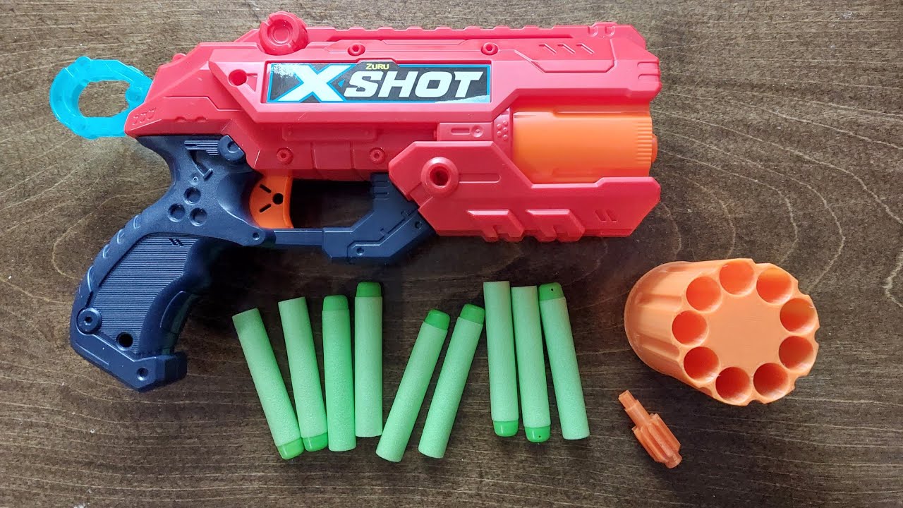 How to Mod your Zuru X-shot Reflex 6 with a 9 shot Elite Dart
