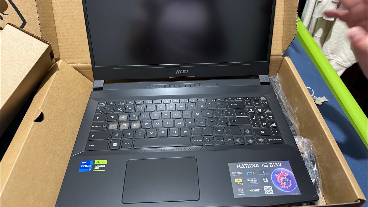 MSI KATANA 15 B13V | UNBOXING MSI KATANA GAMING LAPTOP