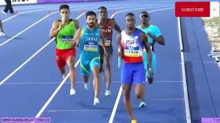 Men's 4x400m Relay OQ2  USA And India Overcome Their Day 1 Setbacks To Qualify For Paris Olympics