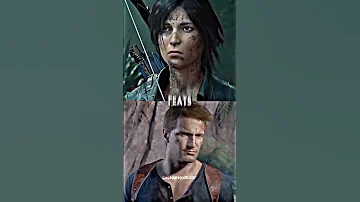 Lara Croft Vs Nathan Drake Games Shorts Gaming Edit Trending Uncharted Tombraider 