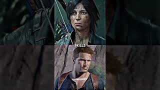 Lara Croft vs Nathan Drake (Games) #shorts #gaming #edit #trending #uncharted #tombraider screenshot 3