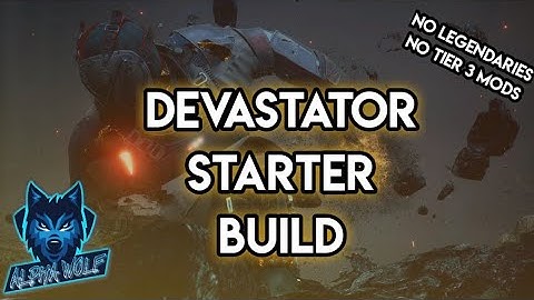 Outriders | Devastator Starter Build - NO LEGENDARIES OR TIER 3 MODS!