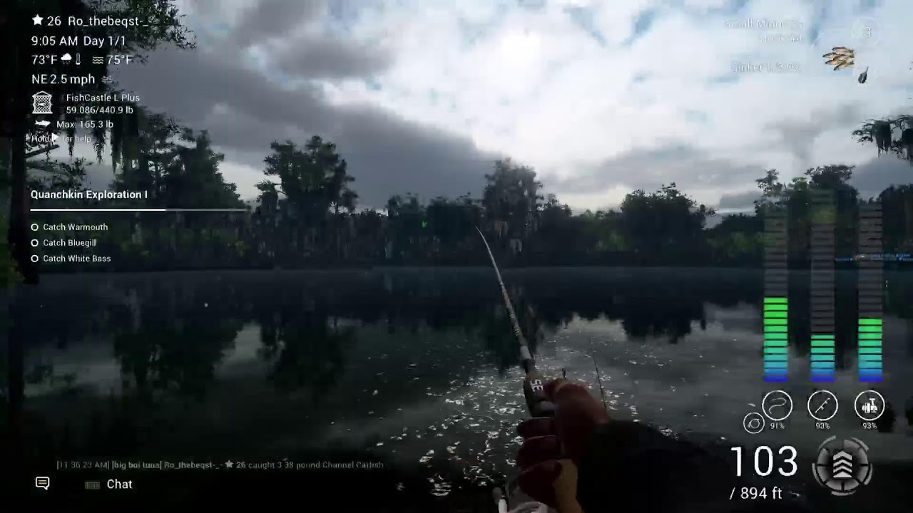 Quanchkin Lake!  Fishing Planet Simulator (PS5)