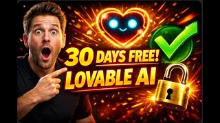 Get Lovable AI FREE for 30 Days 😱 Lovable Promo Code Tutorial screenshot 1