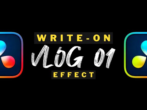 EASY Handwritten Text Effect In DaVinci Resolve 18 Fusion Tutorial