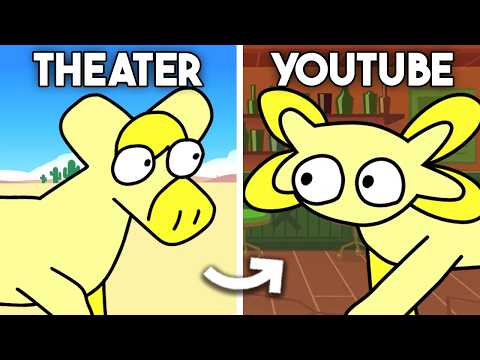 BFDI Theater Vs YouTube Version