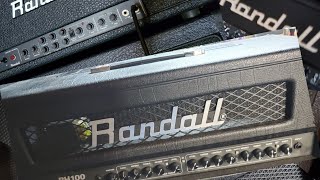 Metal to the Pedal!! Randall RH100 Head!! The first head I ever 