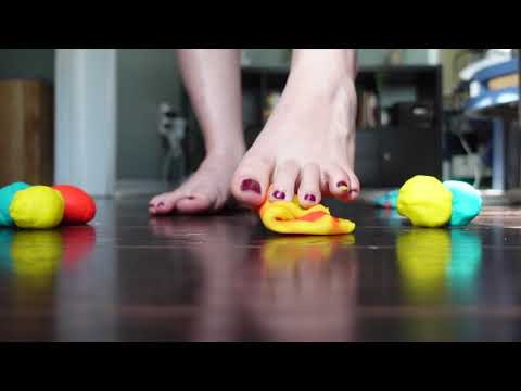 Pride Month Playdough Crush- I made a RAINBOW! (June 5th)