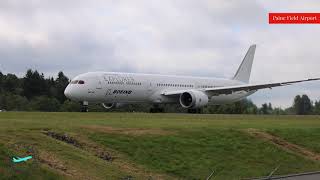 Boeing 787-10 Experimental ( Eco Demonstrator Explorer Livery ) Takeoff From PAE To NRT