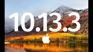 How to download and install High Sierra 10.13.3 Supplemental Update - Macbook,iMac,Mac mini, Mac Pro