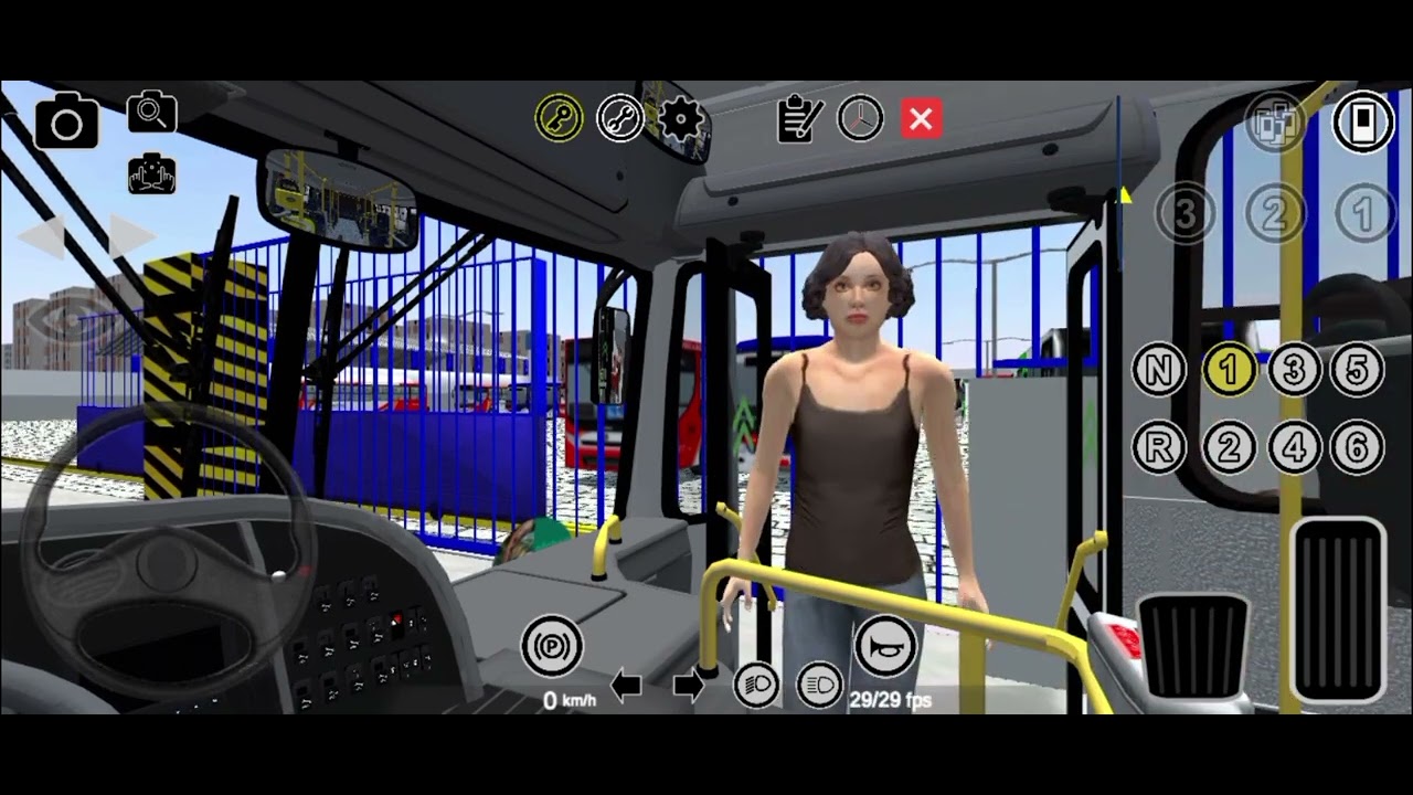 [Gameplay] andando em ruas apertadas, carro 724 carroceria 2024 via jf