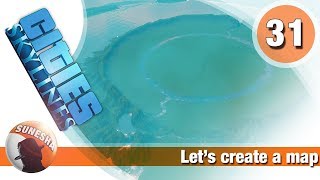 Cities Skylines | 31 | Creating a moat inside the volcano - Map Editor | Let's create a map