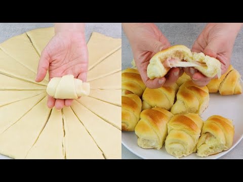 video Fluffy croissants a simple recipe step by step , Worldwide Recipes Fluffy croissants a simple recipe step by step