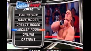 WWE Smackdown vs Raw 2007 PS2 Menu Music