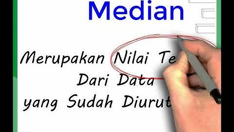 VIDEO PEMBELAJARAN STATISTIK MEAN, MEDIAN, MODUS
