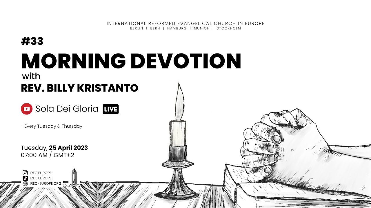 Renungan Pagi #33 (Belas Kasihan Tuhan kepada Hagar) - Pdt. Billy Kristanto | IREC Europe