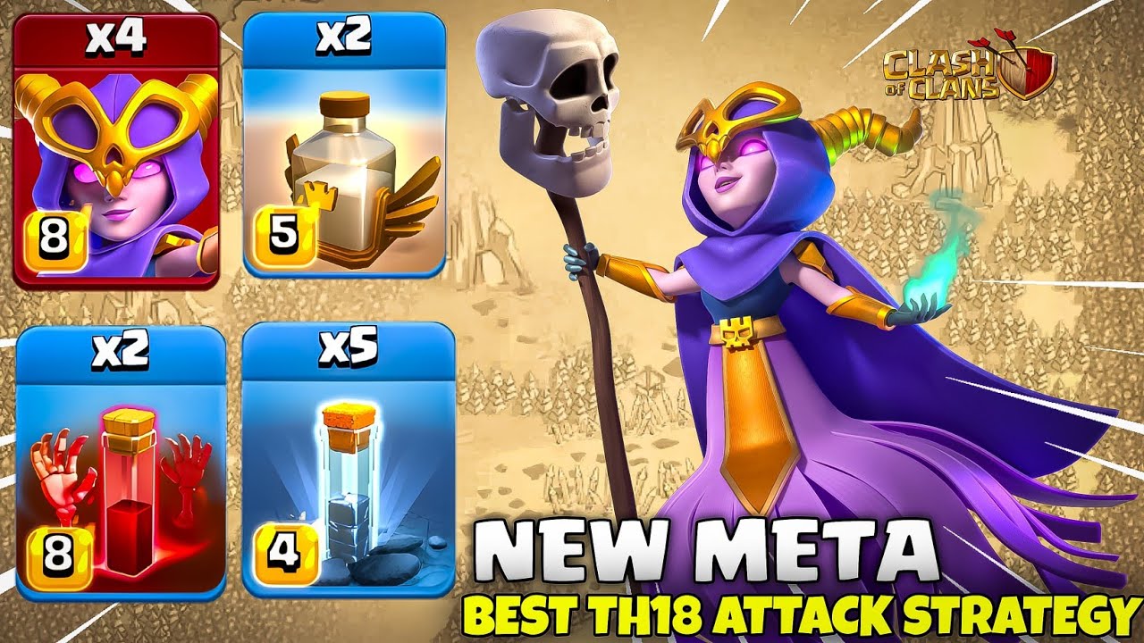 I Tried the Most OP TH18 Super Witch Strategy! Clash of Clans