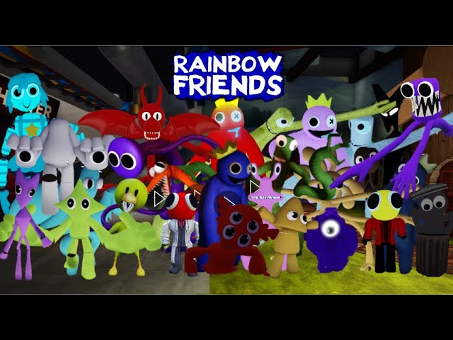 All Morphs + All NEW Jumpscares New Characters in Rainbow Friends