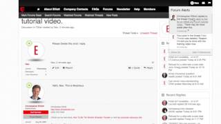 How to reply to people in the forums
