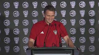 N.C. State Basketball - Will Wade at the 2025 ACC Tip-Off