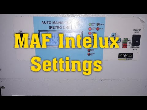 Intelux SPS, Retro Unit//MAF Peal//Law battery Dg start settings//In Telecom