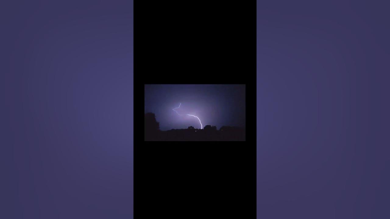 Awesome Ground-to-Sky Lightning