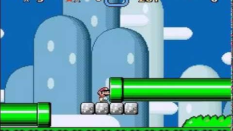 Screen Scrolling Pipes Demo