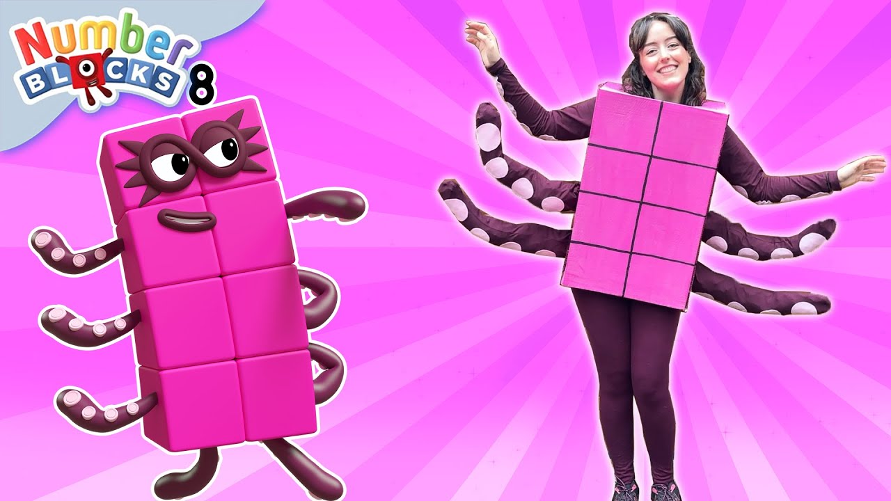 옥토블록 코스튬 🟣🐙 | 어린이 미술 공예 - DIY | 넘버블록스