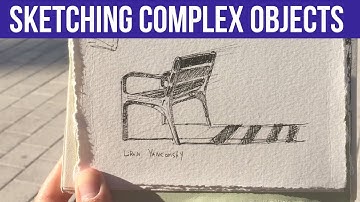 How to Accurately Draw Detailed Complex Objects - Bench