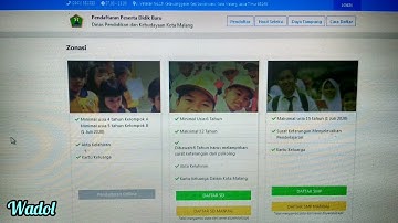 PPDB Online 2020 Kota Malang - Jalur Zonasi
