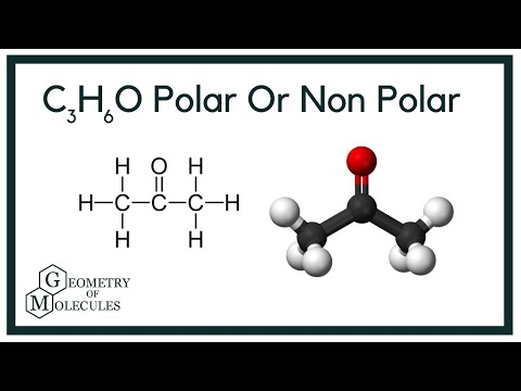 Video: L'acetonitrile è polare o non polare?