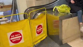 EPIC FAIL: (Unknown Brand) Escalator Tracks 3/4 at SEPTA 30th Street Station broken- Philadelphia PA