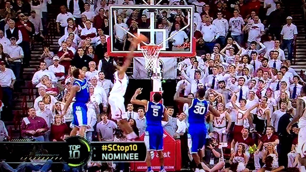 Arkansas Kentucky  Basketball final seconds in OT Radio call by Chuck Barrett