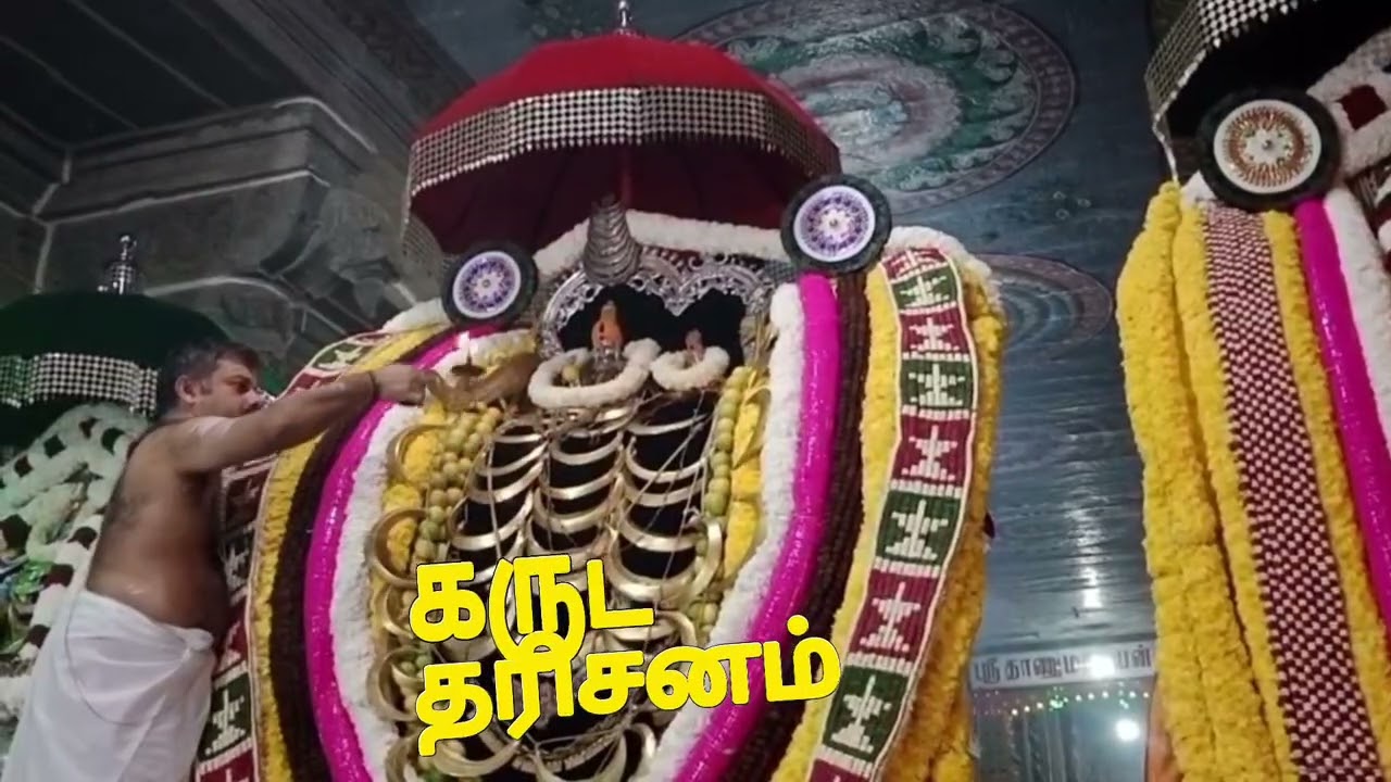 சுசீந்திரம் மார்கழி திருவிழா 2025 கருட தரிசனம் 