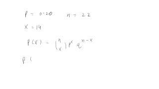Let's assume that the probability a person would prefer the last Kiss tasted is p = 0.20. What is t…